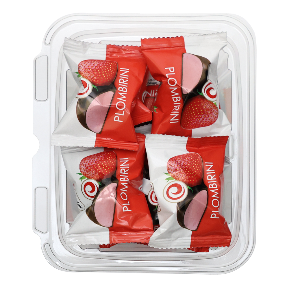 Candy Choco Plombirini Strawberry – approx 1lb